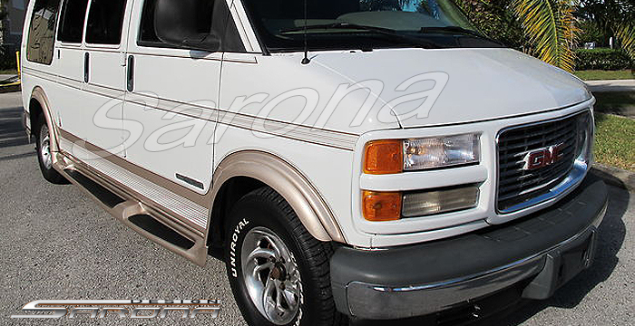 Custom Chevy Express Van  Short Wheel Base Running Boards (1996 - 2002) - $1350.00 (Part #CH-002-SB)